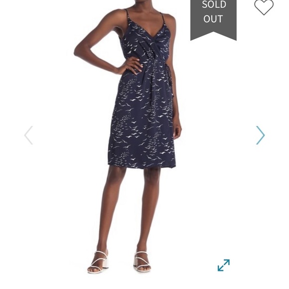 BCBGeneration Dresses & Skirts - NWT__Women's Navy Print Wrap Dress by BCBGeneration__NWT